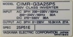 Yaskawa CIMR-G3A25P5